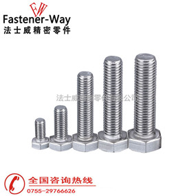 JISB1180进口日标304不锈钢外六角螺栓江南体育手机版